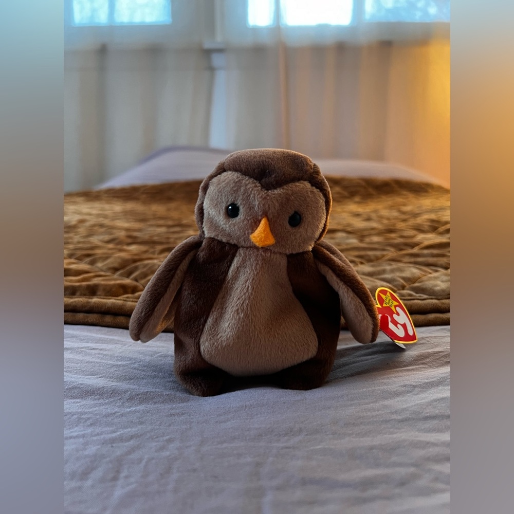 TY Beanie Babies Hoot The Owl Collectable